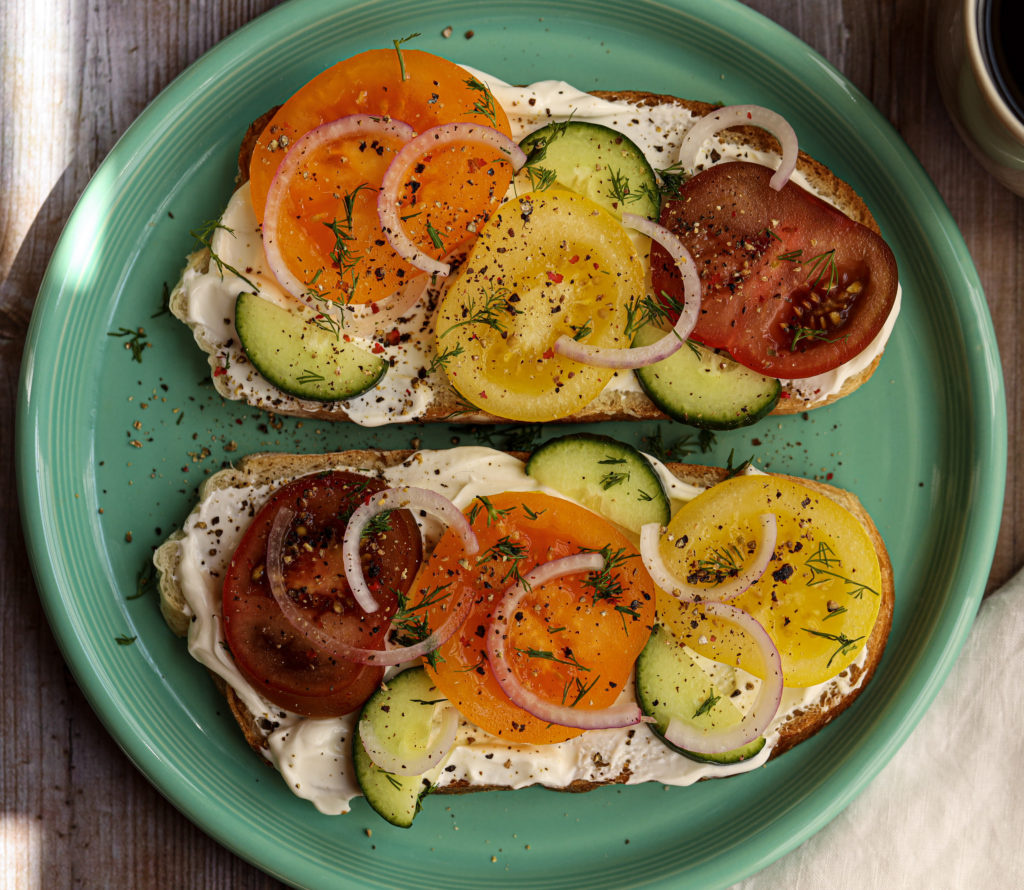 Tomato & Sour Cream Sandwich – Elif's Kitchen