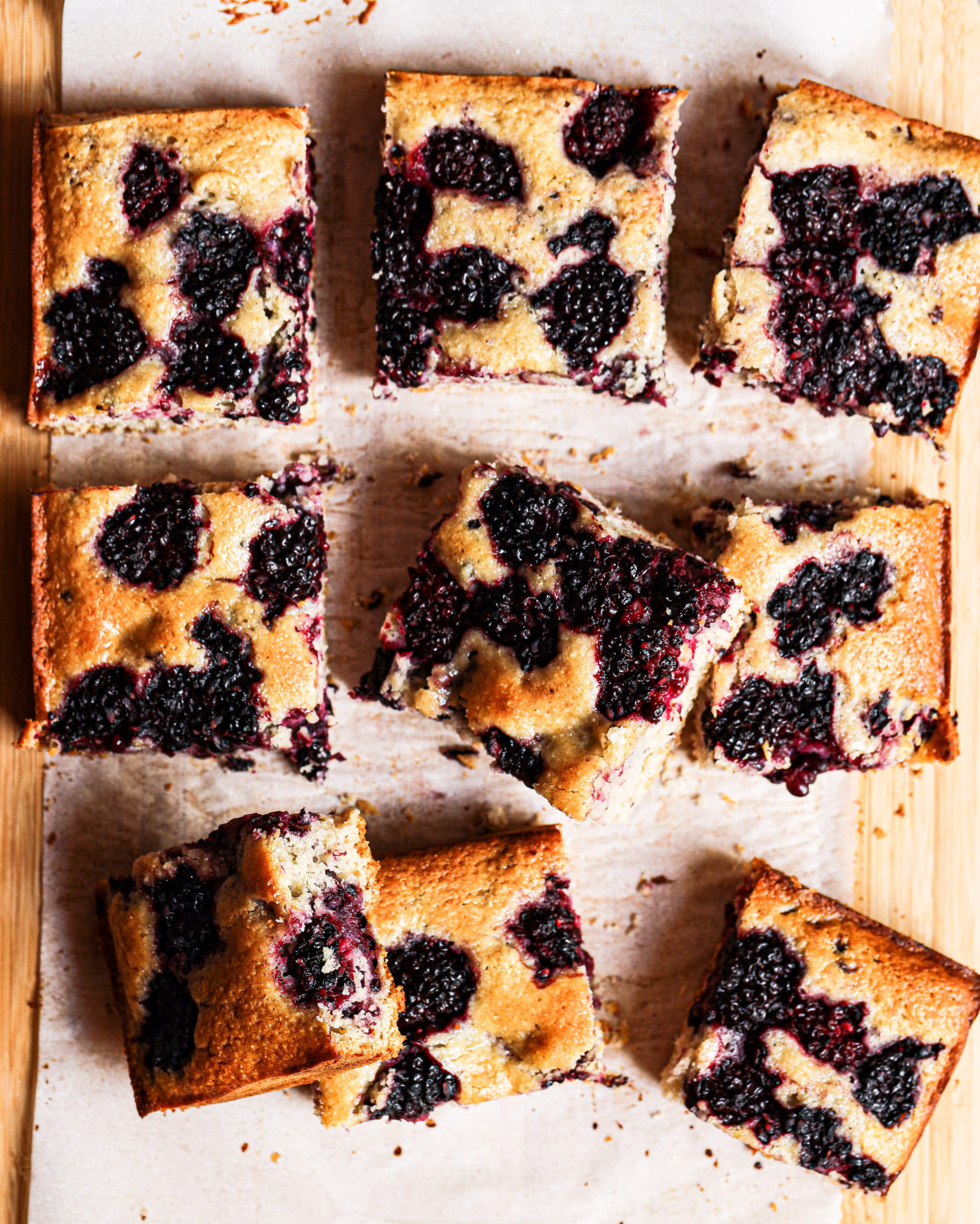 Crushed Blackberry Cake – Elif's Kitchen