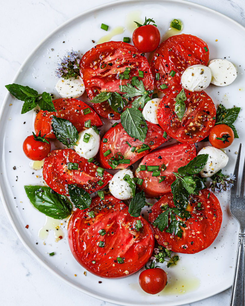 Summer Tomato and Herb Salad – Elif's Kitchen